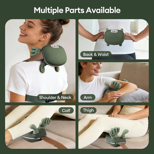 4D Neck & Shoulder Massager — Wireless Deep Kneading Muscle Relief